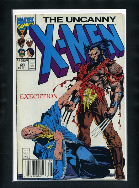 Uncanny X-Men #276 VG/F 1991 Marvel Jim Lee Comic Book